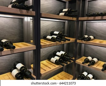 Wine Shelf in Wine cellar - Powered by Shutterstock