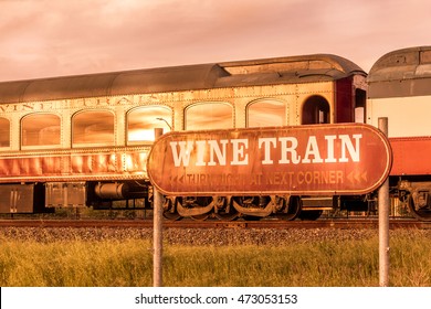 Wine Train In Napa Valley, San Francisco, California
