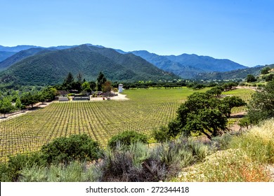 Winery Along Monterey Road Highway G16, Near Carmel Valley, On The California Central Coast 