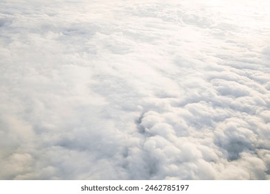 The wing of the aircraft, the view from the window of the aircraft. - Powered by Shutterstock