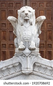 The Winged Lion Of The Notre Dame De Fourvière Basilica