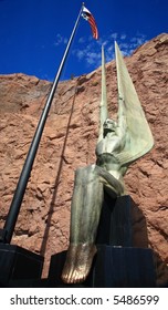 Winged Statue At Hoover Dam