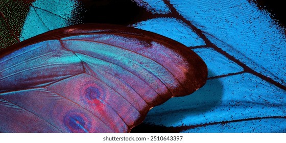 Alas una mariposa Morpho