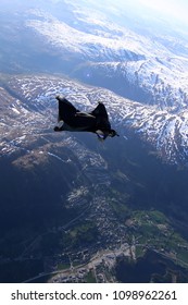 Wingsuit Flyer Over Norway