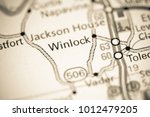 Winlock. Washington State on a map.