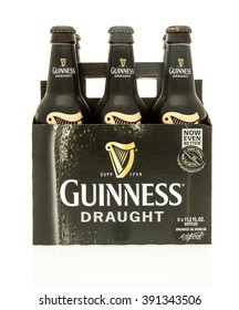 Winneconne, WI - 15 March 2016:  A Six Pack Of Guinness Draught Beer