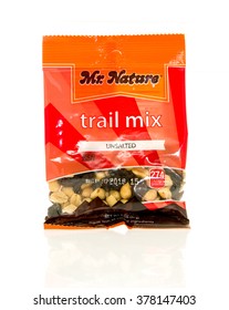 Winneconne, WI - 17 Feb 2016: Bag Of Mr. Nature Trail Mix That Is Unsalted