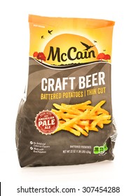 Winneconne, WI - 18 August 2015:  Bag Of McCain Craft Beer Battered French Fries.