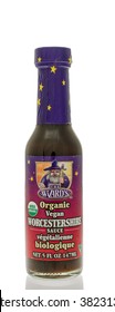 Winneconne, WI - 25 Feb 2016:  Bottle Of The Wizard's Organic Vegan Worcestershire Sauce