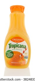 Winneconne, WI - 26 Feb 2016: Container Of Tropicana Orange Juice