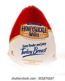 Winneconne, WI - 27 July 2015:  A Frozen Honeysuckle White Turkey Breast