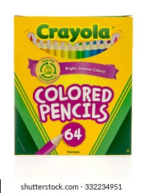 Winneconne, WI -27 Oct 2015: Box Of Crayola Colored Pencils