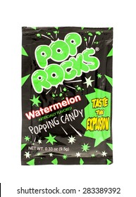 Winneconne, WI - 31 May 2015: Package Of Pop Rocks Candy In Watermelon Flavor