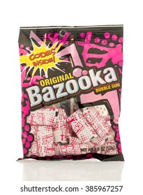 Winneconne, WI - 4 March 2016:  A Package Of Bazooka Bubble Gum