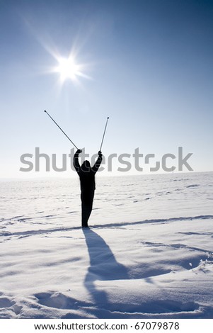 Similar – schneegestöber Freude