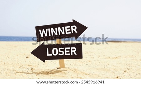 Winner vs Loser is shown using the text