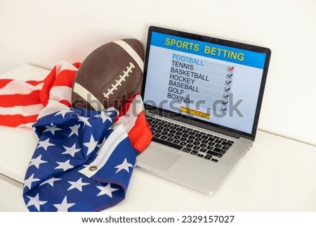 winning a bet in online sport gambling application on laptop