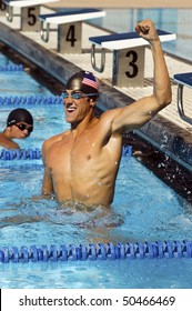 Winning Swimmer