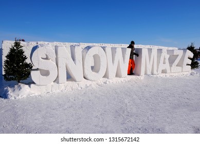 snow maze