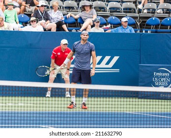 WINSTON-SALEM, NC, USA - AUGUST 18: Robby Ginepri Plays At The Winston-Salem Open On August 18, 2014 In Winston-Salem, NC, USA