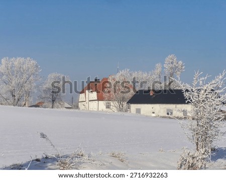 Winter of 2006 in the vicinity of Sleza in Lower Silesia, Poland. 
