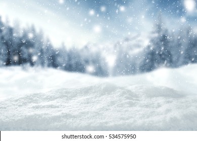 Winter Background Snow Free Space Stock Photo 534575950 | Shutterstock