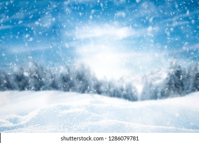 Winter Background Snow Frost Free Space Stock Photo 1166024479 ...