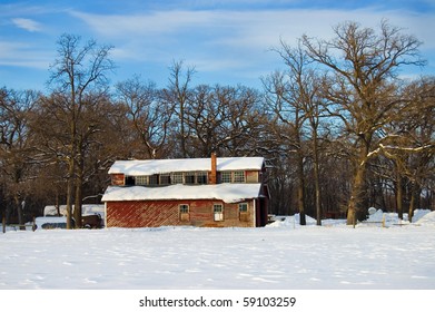 Winter Barn