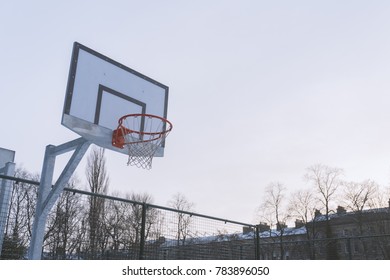 Winter Basketball Court