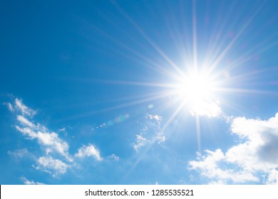 Winter blue sky - Shutterstock ID 1285535521