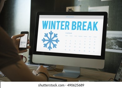 Winter Break Holidays Vacation Concept