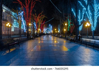 Winter City Illumination, Odessa, Ukraine