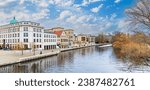 Winter cityscape in Potsdam, Brandenburg