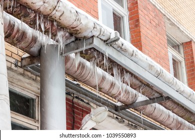 Winter, cold. Heating pipes, could not stand the frosts and burst.