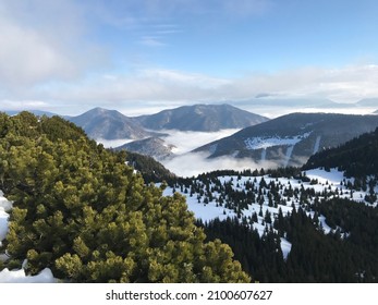 Winter Country In Slovakia - Terchová, Jánošikové Diery, Malý Rozsutec.