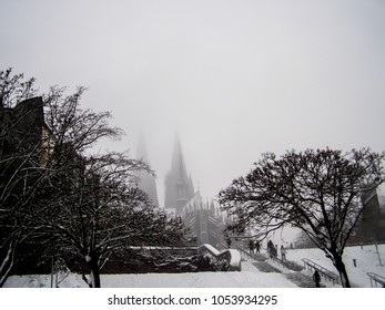 Winter Day In Cologne, NRW, Germany 