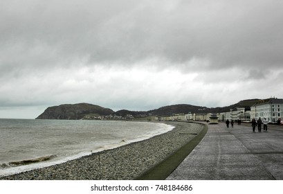 Winter Day On Llandudno Beach In North Wales