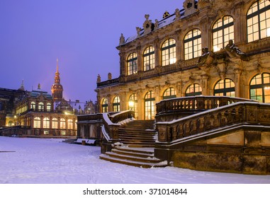 Winter Dresden After Sunset