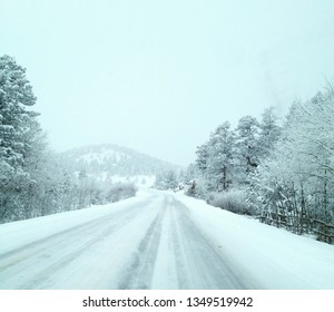 Winter Drive, Red Feather Lakes Road, Colorado