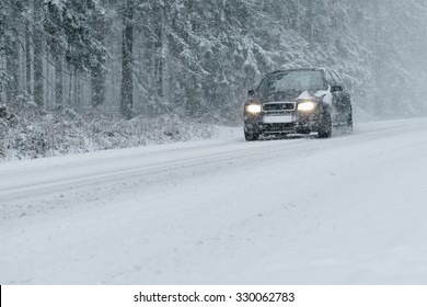 Winter Driving - Risk Of Snow And Ice