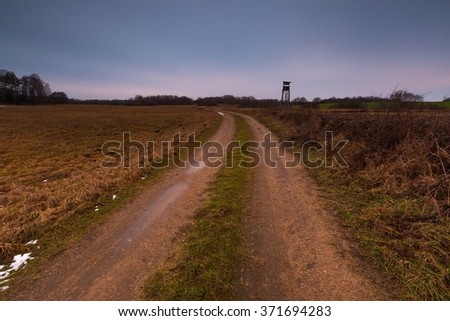 Similar – Image, Stock Photo raised hide Hunting