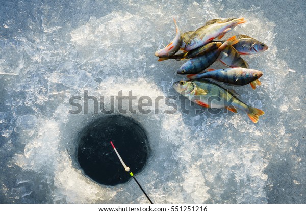 Winter fishing, ice\
fishing