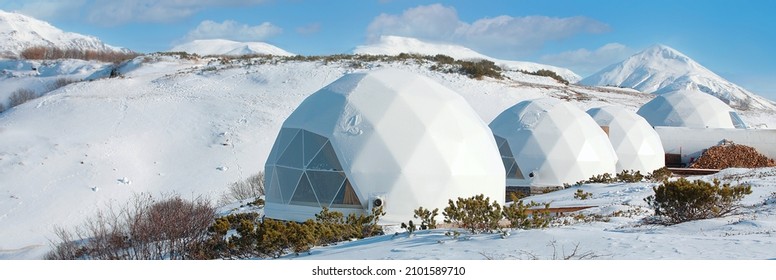 The Winter Glamping On A Volcano, Kamchatka Peninsula