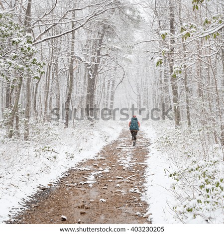 Winter hiking