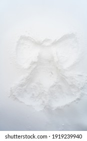 Winter Holiday Snow Angel, Top View