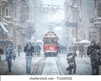 Winter In Istiklal Street