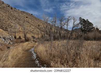 Winter. Lair o’ the Bear Park, Idledale, Colorado, USA 