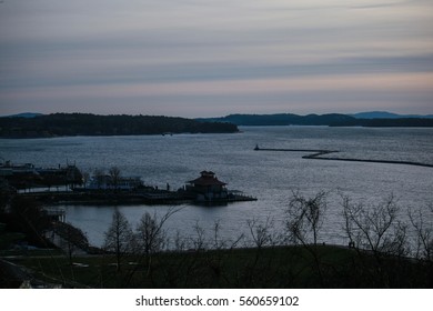 Winter In The Lake Champlain