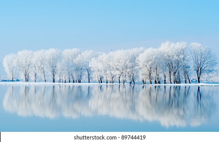  winter landscape Stock Photo