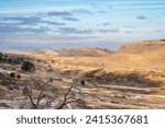 winter landscape of Colorado foothills - Horsetooth Mountain Open Space and Lory State Park